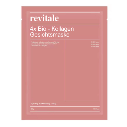 4x Kristall Kollagen Maske